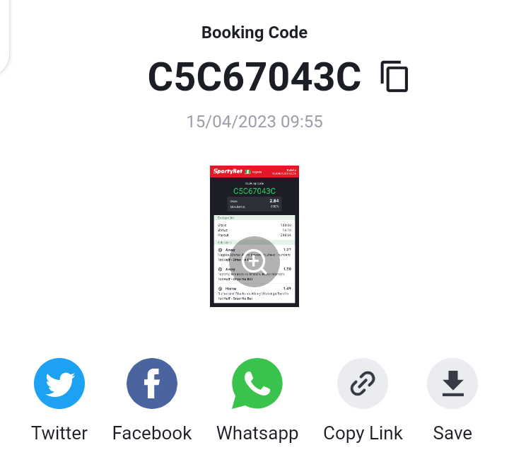 markstan_p's tweet photo. C5C67043C

2 odds on sportybet https://t.co/YqmL2xBNDq