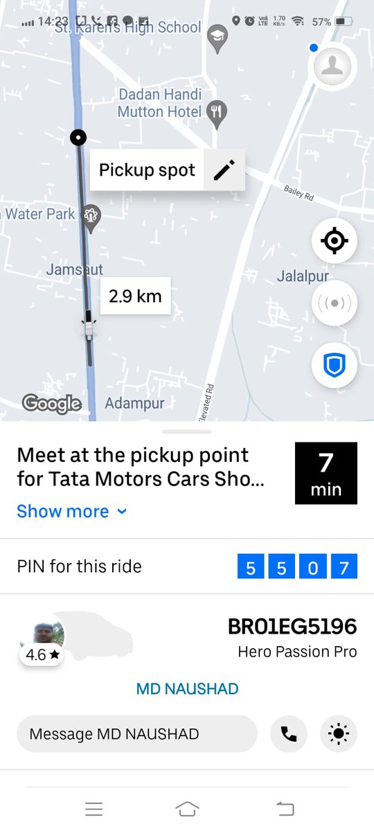 deaddevillll's tweet photo. @Uber_India this man asked me to pay Rs 150 instead of Rs. 76. And when asked for reason he mis behaved and started abusive language. This kind of service was not expected from you guys. Really disappointed.   #notouber https://t.co/J1ISGMp8Gm