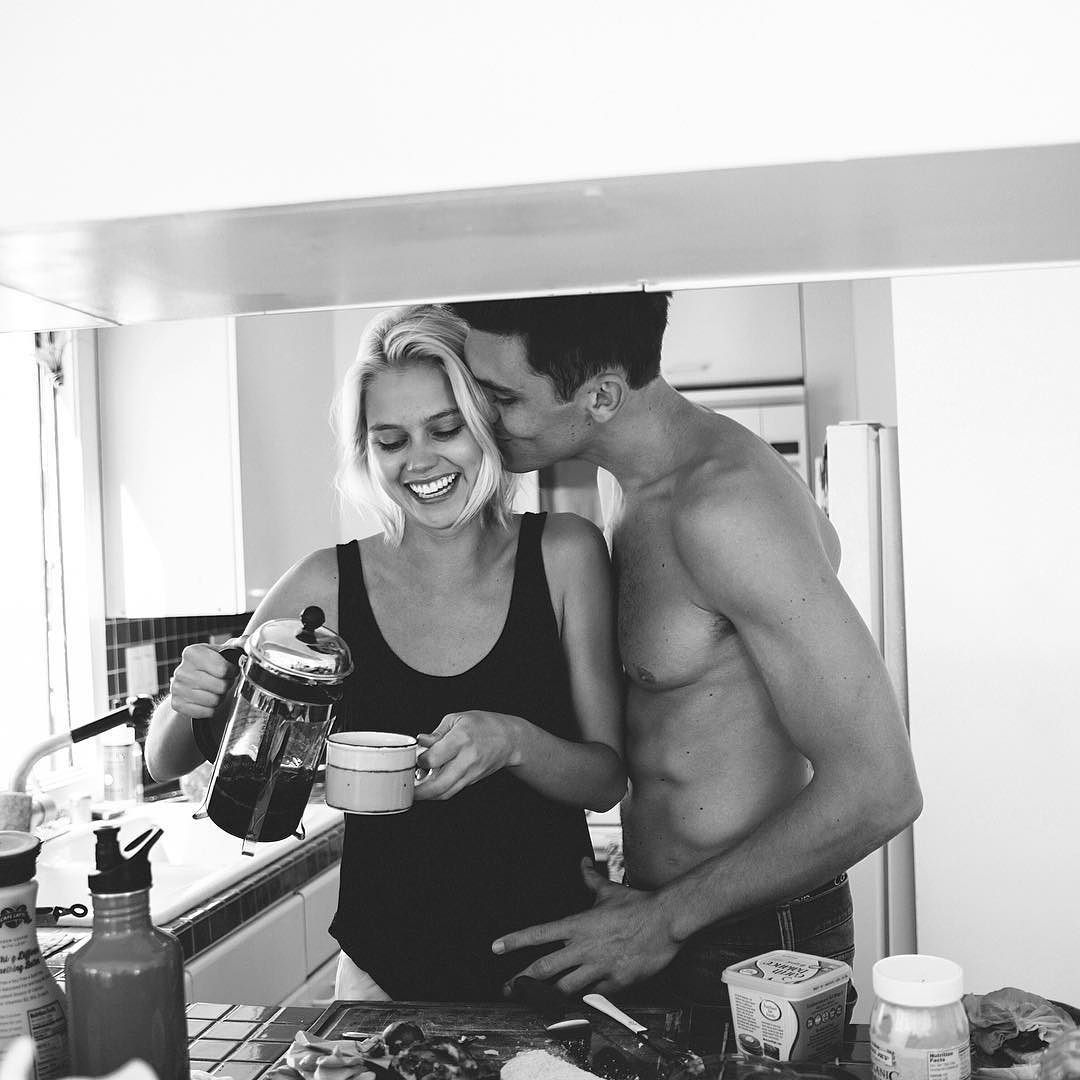Morning couple Coffee