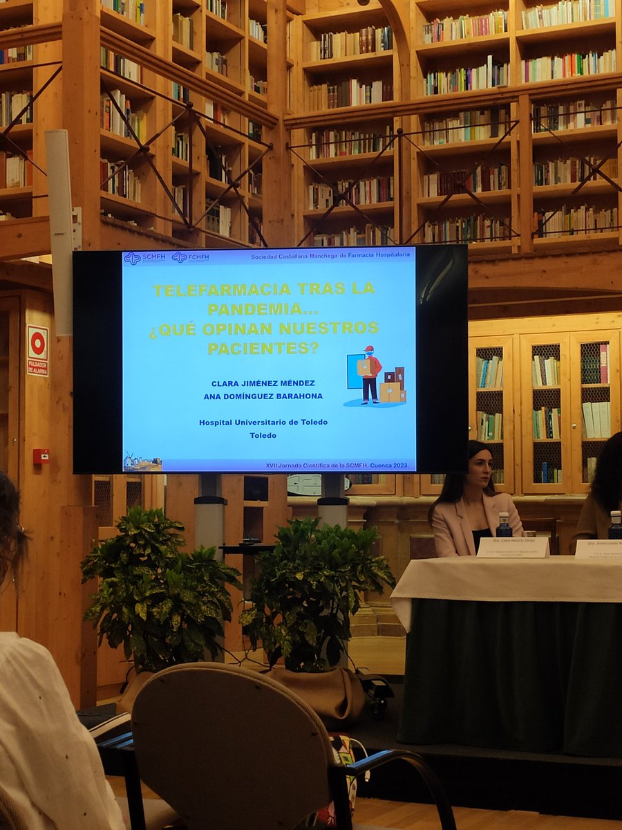 SCMFH's tweet photo. Experiencias en nuestra región: Telefarmacia tras la pandemia ¿Que opinan nuestros pacientes? @Farmacia_CHUT #scmfh23 #XVIIJORNADASCIENTIFICAS https://t.co/bNOWDet1L5