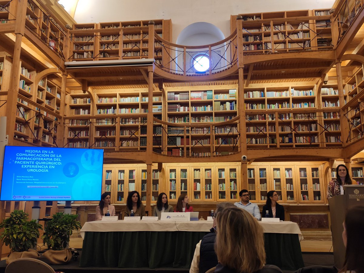 SCMFH's tweet photo. Experiencias en nuestra región: Mejora en la comunicación de la farmacoterapia del paciente quirúrgico: Experiencia en Urología @Farmacia_HUGU #scmfh23 #XVIIJORNADASCIENTIFICAS https://t.co/SVCnDuDX1O