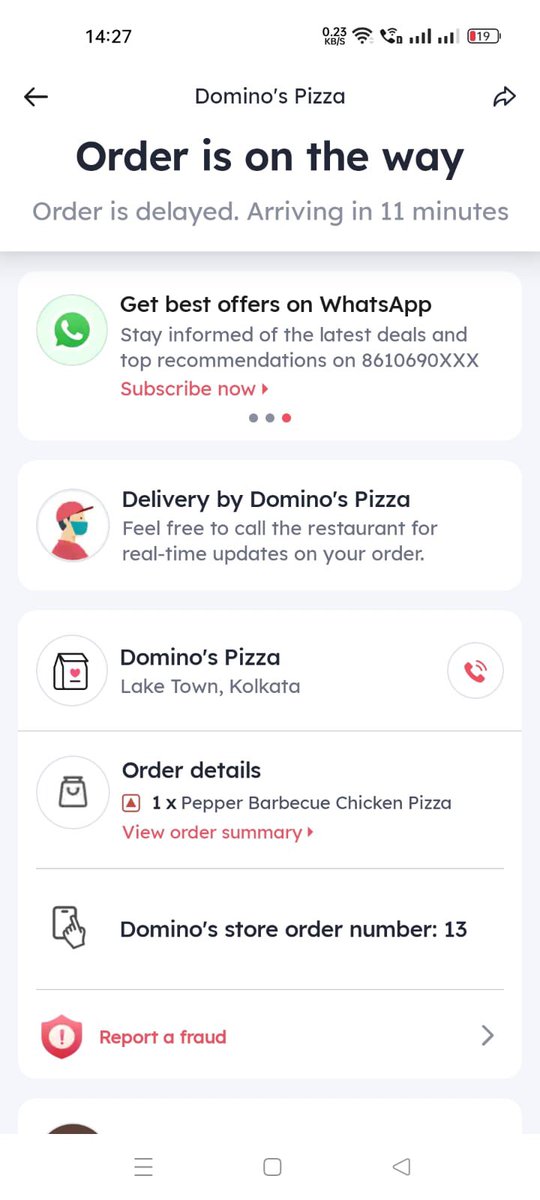 ONIRAKHTARDAVIS's tweet photo. It’s been 1 hr since I ordered Pizza from @dominos @dominos_india and I’m starving now!! The worst service from @zomatocare @zomato on “poila Boishaakh” @consumerforum_ https://t.co/CZuqDaytBV