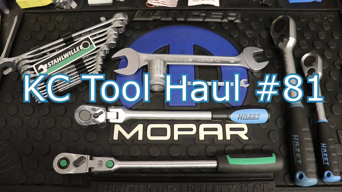 LoneStarMopars's tweet image. KC Tool Haul #81 - Hazet and Stahlwille Add-Ons and Looking Back: youtu.be/A6ZN2DdwjIM

#KCToolHaul #KCTool #GermanTools #Hazet #Stahlwille #ToolHaul