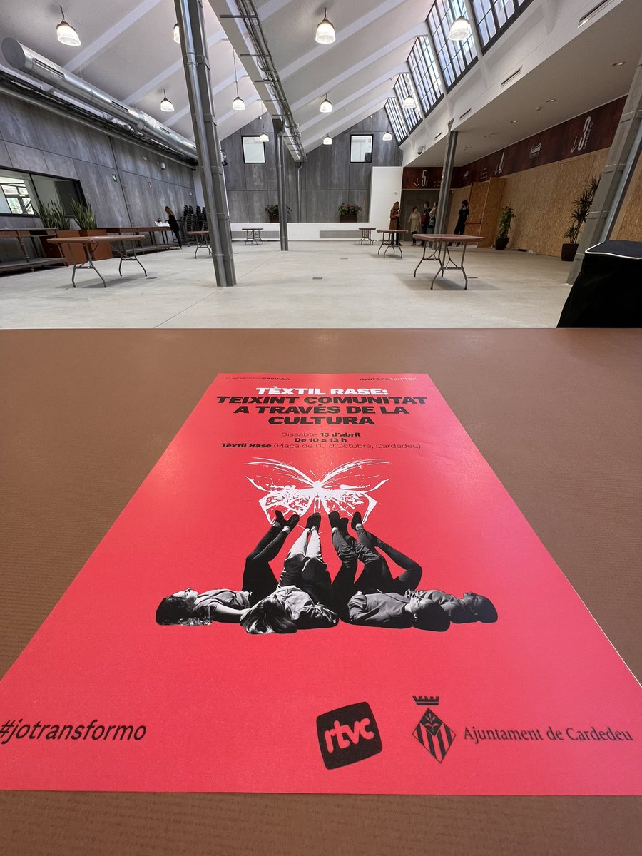 FundacioCarulla's tweet image. Maria López, directora @rtvcardedeu:

"Anem de cap a una proposta que obri i aculli la cultura local creant sinergies. Ens agradaria que la #TèxtilRase fos un punt d'unió ciutadana".

#comunitatMutare #territori