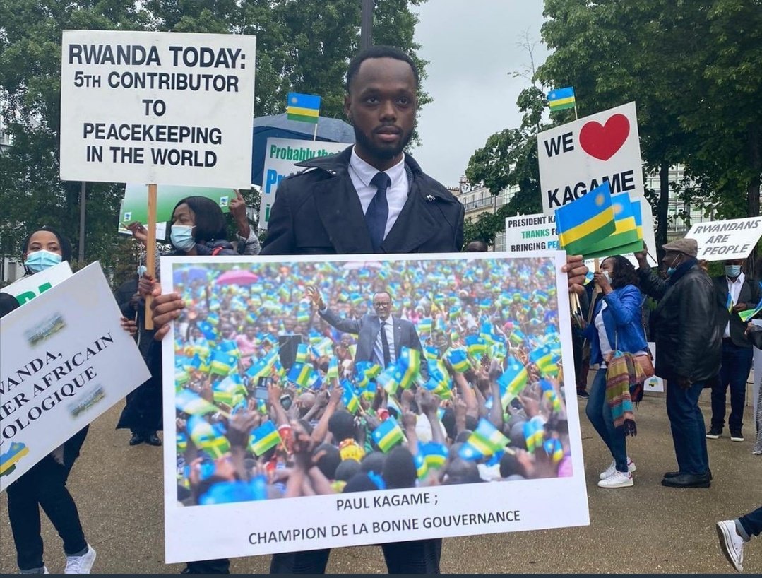 Call him H.E <a href="/PaulKagame/">Paul Kagame</a> ,the president of the Republic of Rwanda🇷🇼,The Champion of Good Governance since Rwanda🇷🇼 gained her Independence in 1962, Regionally,Continentally &amp; World wide, Thank you for your contribution in Peace keeping and security in 🌎