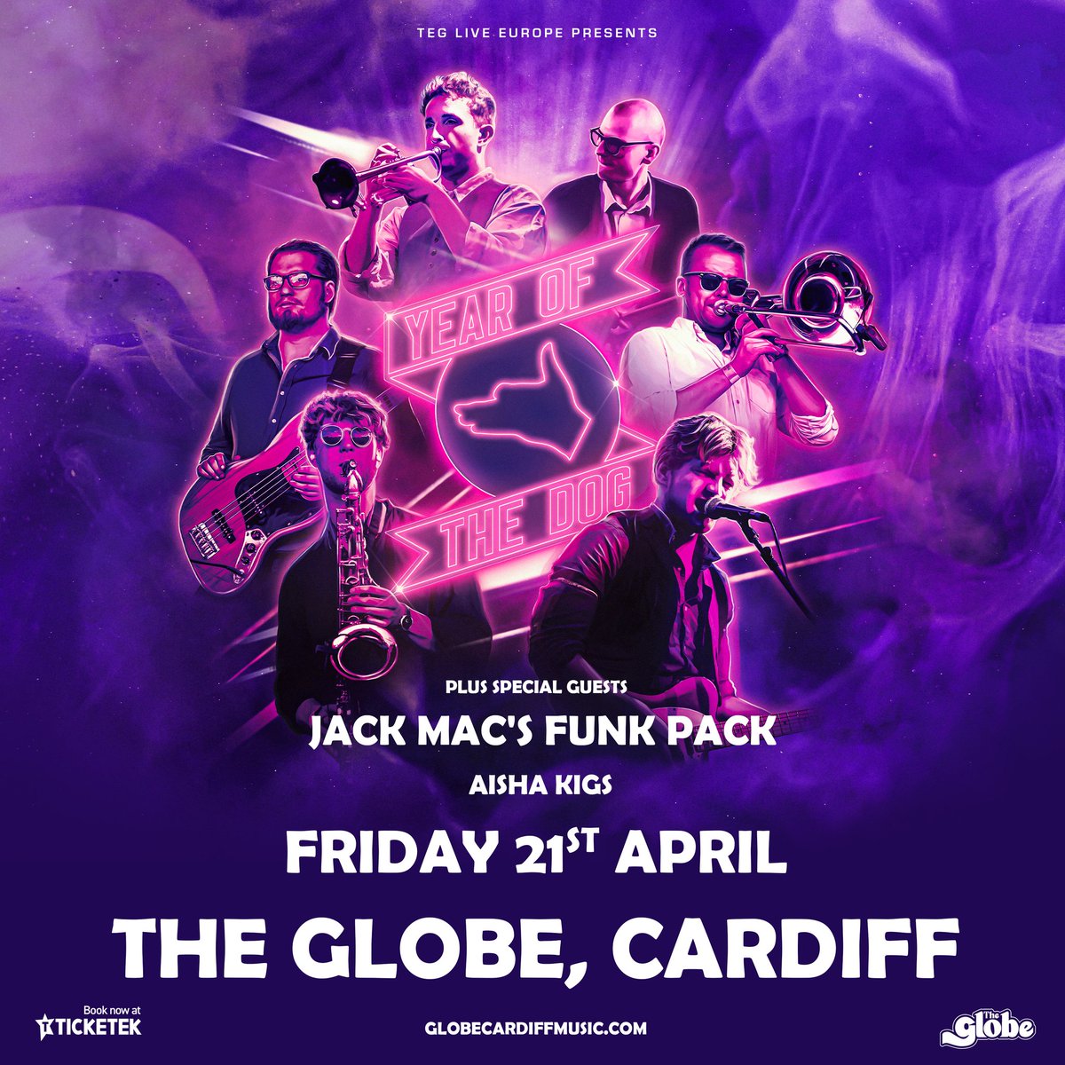 Only six days to go 📣

Opening the night is sublime singer <a href="/aishakigs_/">Aisha Kigs</a> , followed by the killer <a href="/JackMacSax/">Jack Mac</a> and his Funk Pack.

Get your tickets now and get ready for an unforgettable night.

globecardiffmusic.com/event/year-of-…