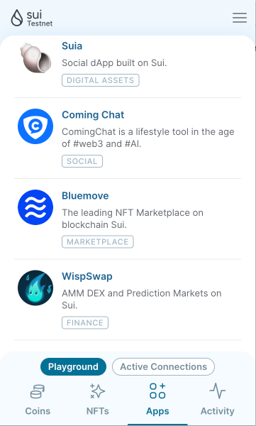 WispSwap's tweet photo. WispSwap is now available on @SuiNetwork wallet explorer!

Sui Wallet users can now easily access the WispSwap dapp directly from their wallets and enjoy seamless and secure trading of a wide range of tokens.

#Sui #Suinami https://t.co/xk6291nS30