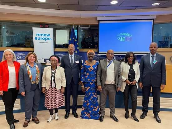 CNPCOTEIVOIRE's tweet photo. #EDUCATION /#Bruxelles : La Ministre Mariatou Koné  porte la voix de l’Afrique au Parlement Européen 

Ce jeudi 13 Avril 2023 s’est ouvert au Parlement Européen à Bruxelles, la capitale de la Belgique, un colloque sur l’éducation. https://t.co/lS2K2gk248