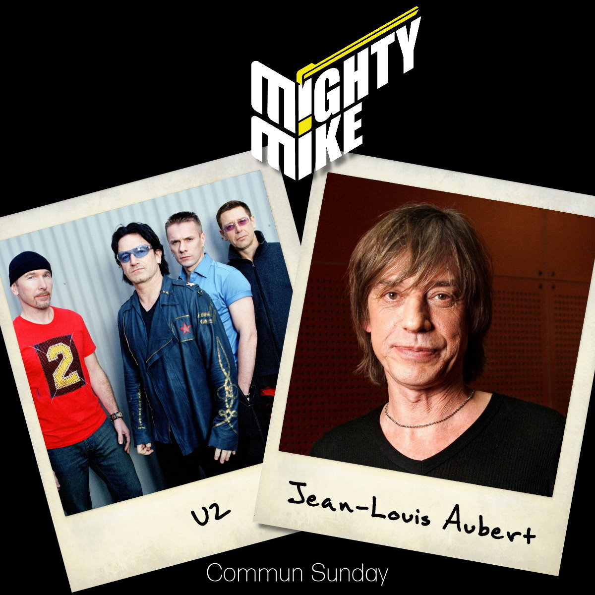 [NOUVEAU MASHUP]
Une idée que j'ai eue en... été 2002 ! J'ai pu la réaliser grâce aux nouvelles technologies d'extractions musicales !
Commun Sunday (U2 / Jean-Louis Aubert) (2023) sowndhaus.audio/track/46377/