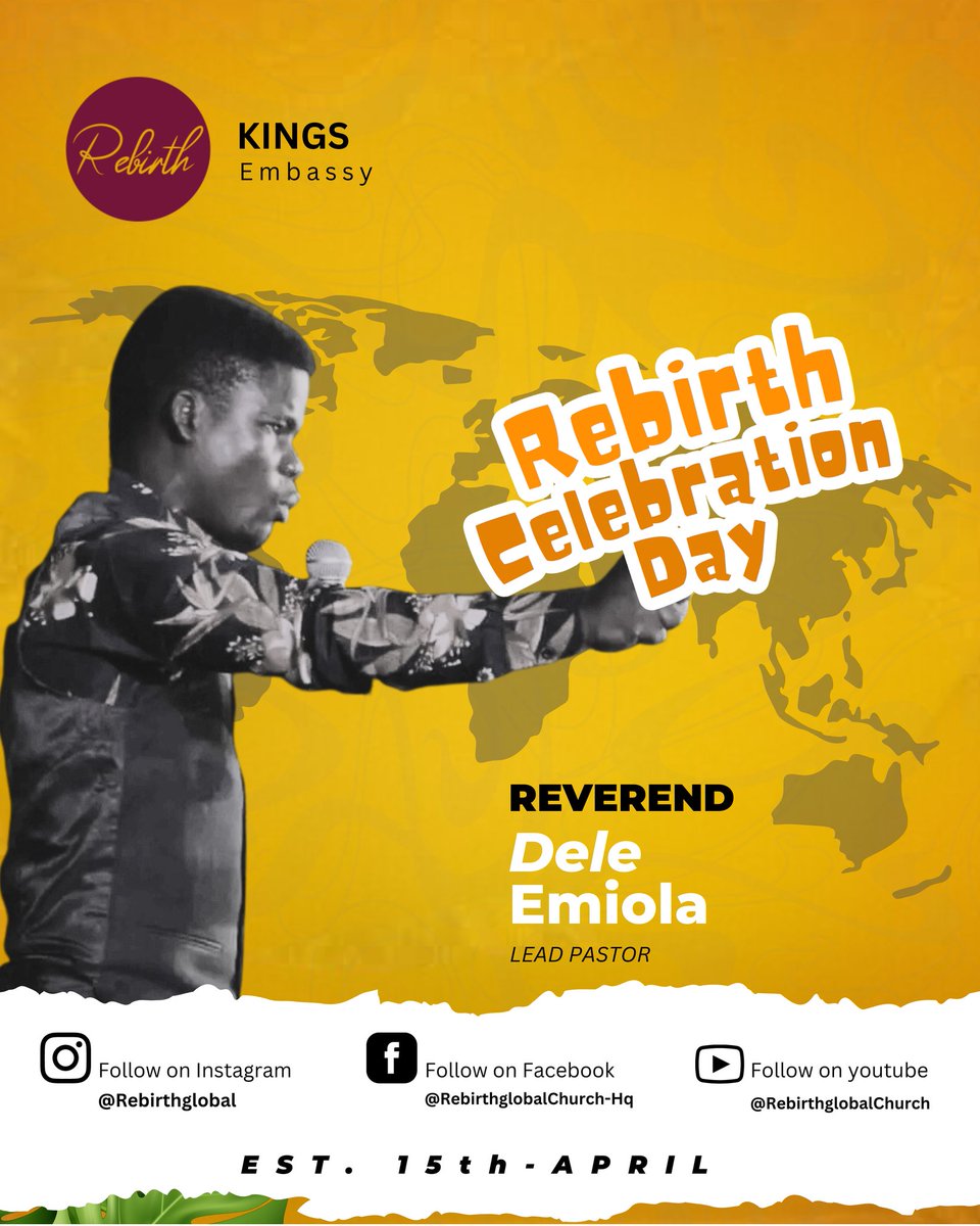 Rebirth_Global's tweet photo. Meet our Pastors๐
#RebirthGlobal
#RebirthGlobalChurch
#RebirthGlobalChurchCelebrationDay
#RebirthDay
#IdentityDay https://t.co/ow9CioJfZn