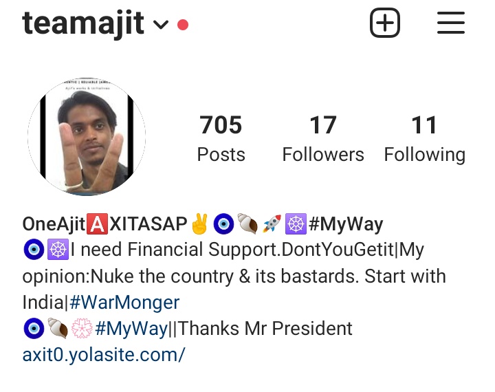 TheTeamAjit's tweet photo. Conclusion of my works &amp; initiatives since 2017...
"Inconvenience is regretted!"
Do it now, if you cannot fund my AXIT Initiative or if I don't leave India as soon as possible for my initiatives and works. https://t.co/ywHjOAfDOt