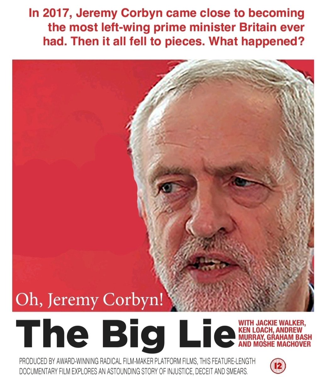 There are still a few tickets available for the Peterborough Film Premiere Screening of. Oh Jeremy Corbyn: The Big Lie  being held at the George Alcock Community Centre, Pe2 8qs.  Buy tickets at buytickets.at/peterboroughpe…  via <a href="/tickettailor/">Ticket Tailor</a>