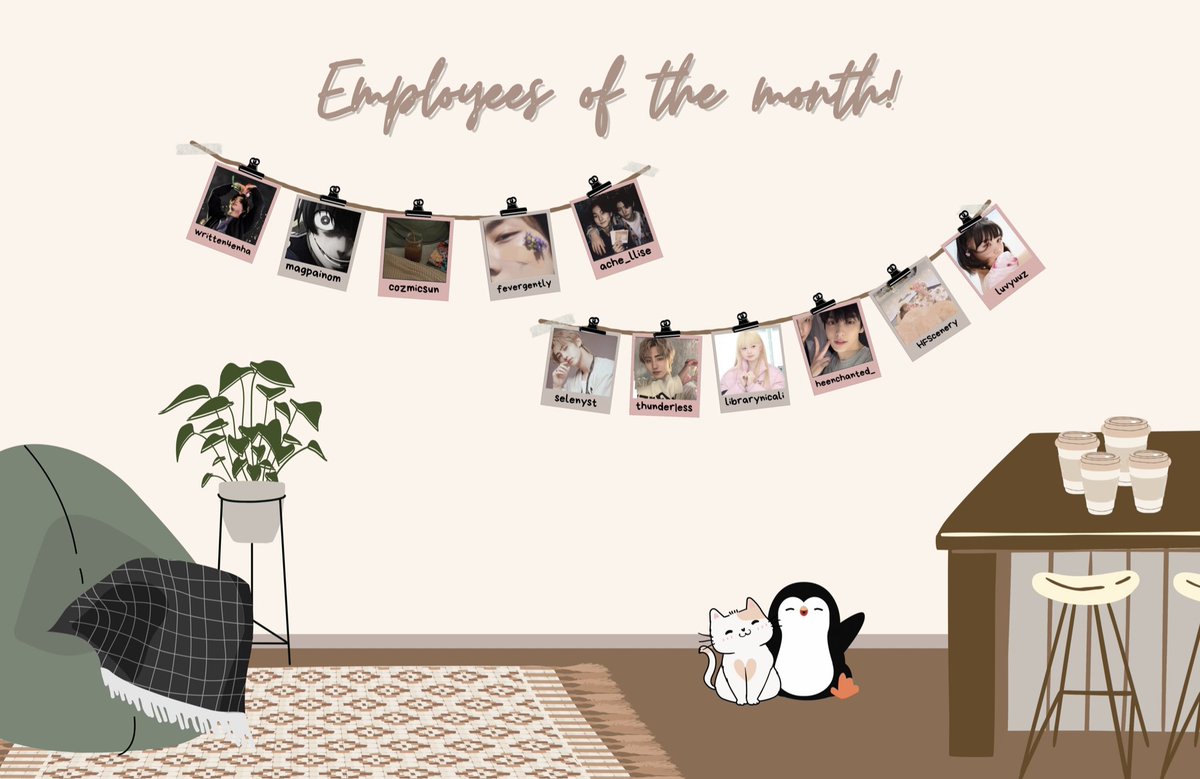 taereungzcafe's tweet image. Rise and grind!

Kicking off with the final list of baristas to serve you a wide variety of hand-crafted beverages that will make you go thirsty for more. Be sure to catch them exclusively at our local cafe for their signature drinks coming up real soon! 🤭