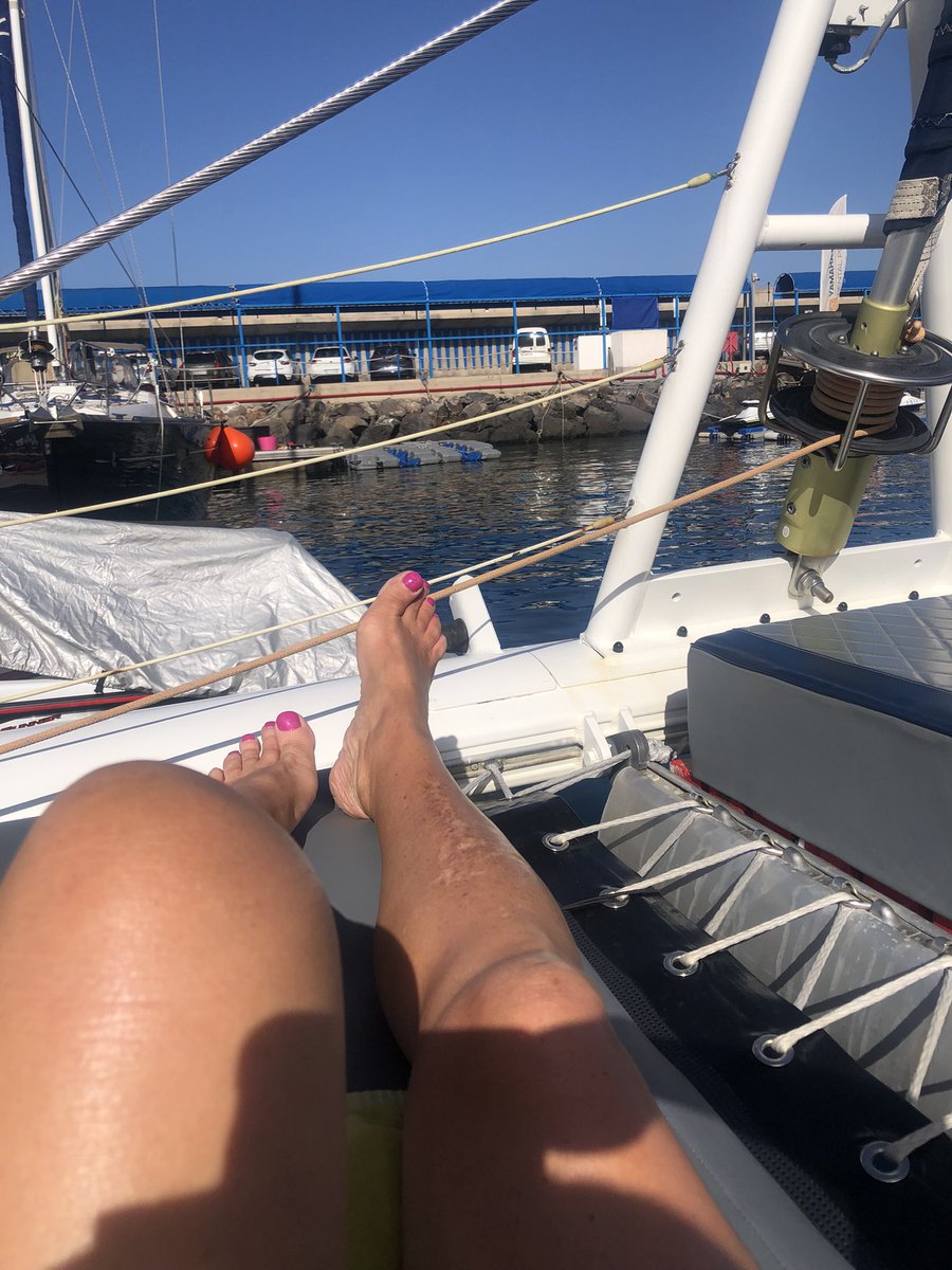 Of ik op een catamaran lig? Misschien ;)