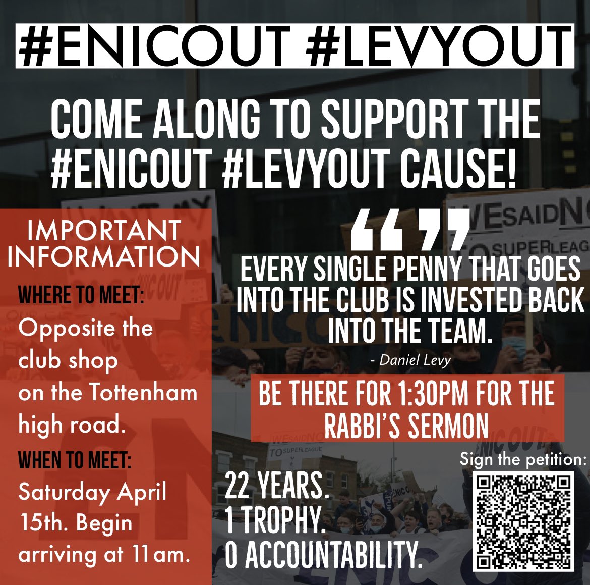 📣On my way & we go again📣 Might not get the big numbers again today but we will still be there. I'll be posting regular updates, numbers might not be great but NOT allowing people to put photos up showing false numbers at false times. RETWEET AND AS ALWAYS #LevyOut #ENICOut