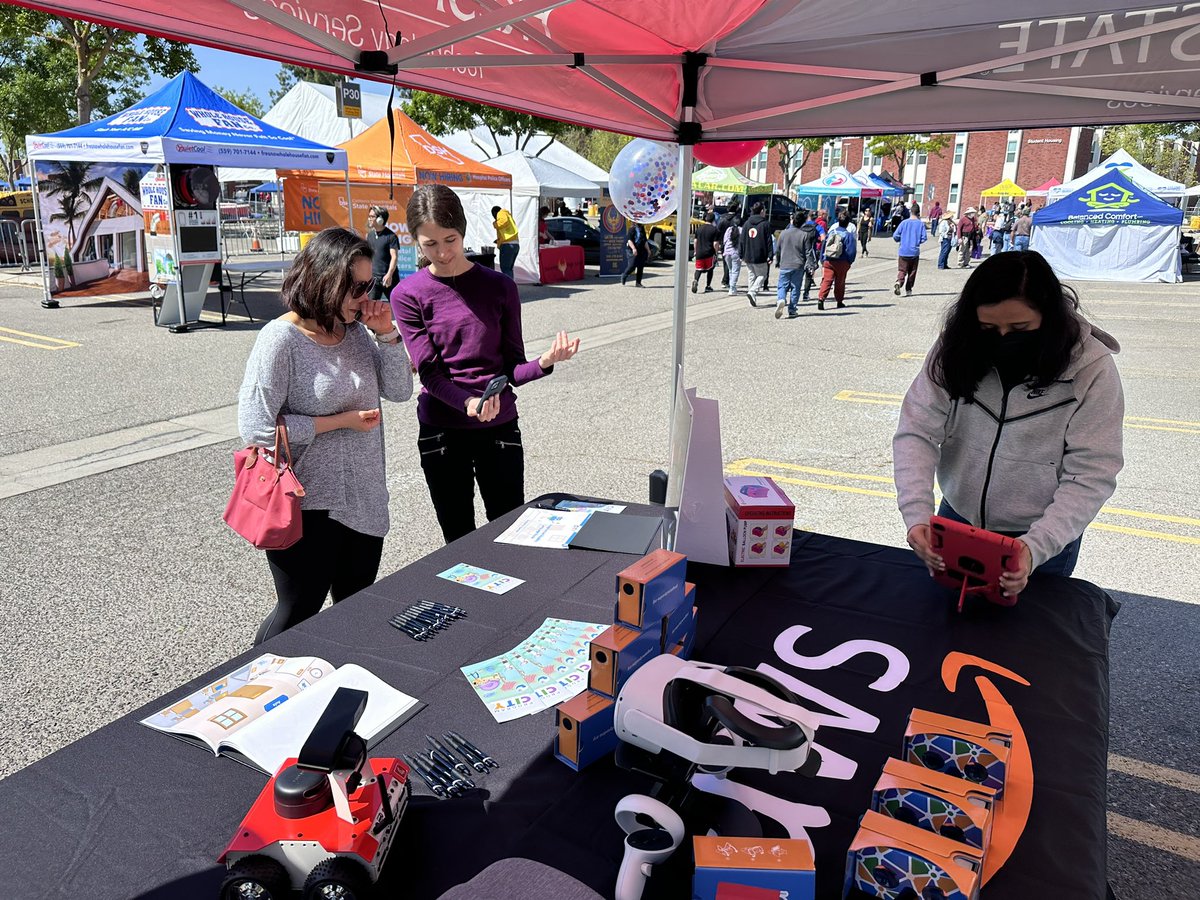 See you at <a href="/Fresno_State/">Fresno State</a> Vintage Days booth today hosted by our <a href="/FresnoStateDX/">Digital Transformation @FresnoState</a> interns —powered by <a href="/awscloud/">Amazon Web Services</a>