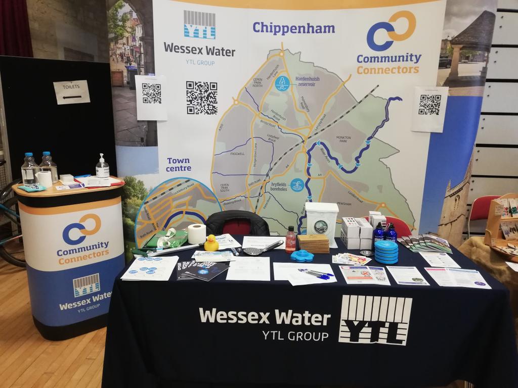 All set up in the Neeld, ready for Eco-Future Fest. Free entry, 11am - 4pm. (I'll be talking at 11.45am upstairs in the Town Hall).
#LoveChippenham