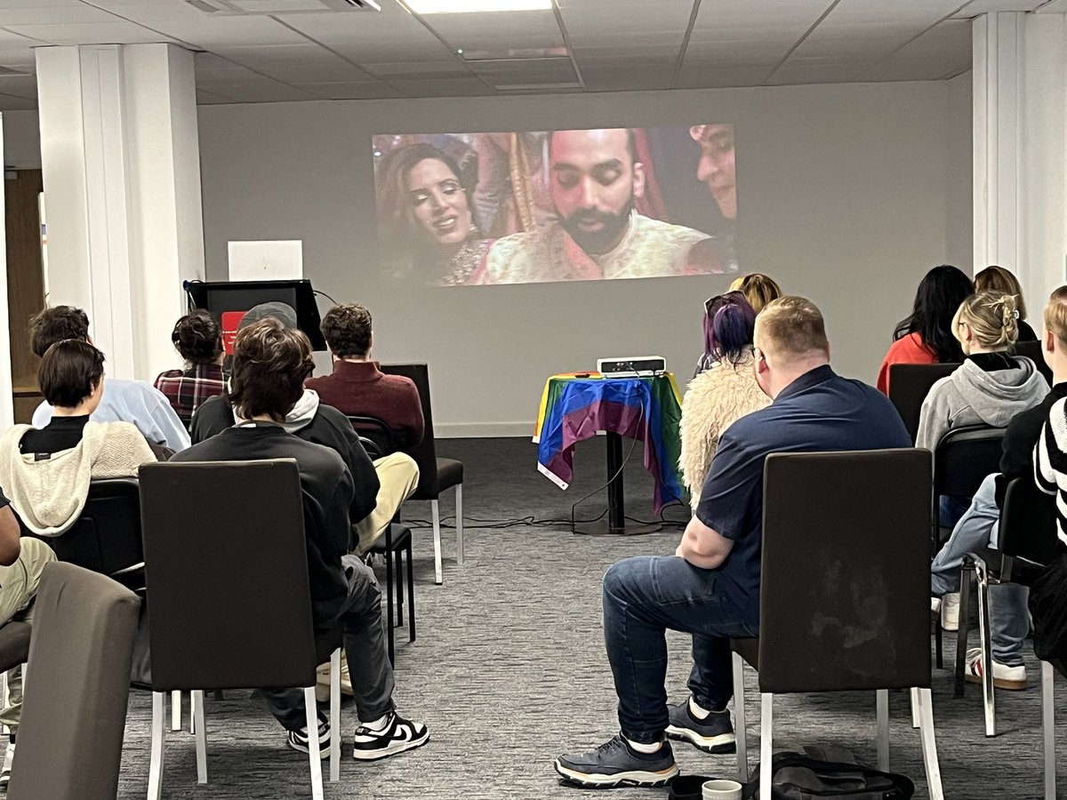 We start our journey with the first <a href="/irisprize/">Iris Prize LGBTQ+ Film Festival</a> Saturday Workshops celebrating storytelling. Thanks to <a href="/ScreenAllianceW/">Screen Alliance Wales</a> and #DuckSoup @adam_knopf for sponsoring. Todays guest speakers are <a href="/dariusshu/">Darius Shu</a> &amp; <a href="/Rombren/">Rosemary Baker</a> - what a great way to start. <a href="/damianKerlin/">damian Kerlin (he/him) 🏳️‍🌈</a> #FILM <a href="/CreativeWales/">Creative Wales</a>
