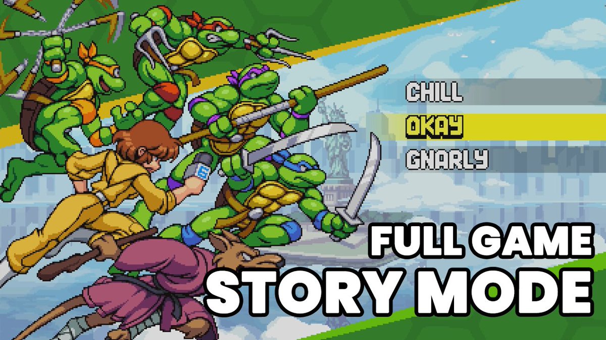 bean_2k1's tweet photo. Just started a new #youtube channel called bean2k1 plays which will be full gameplays of retro and new games. First video up https://t.co/LSk2Dc3xzz Teenage Mutant Ninja Turtles Shredder's Revenge Nintendo Switch Multiple Player Story Mode #TeenageMutantNinjaTurtles #switchgames https://t.co/peiy4r6dbS