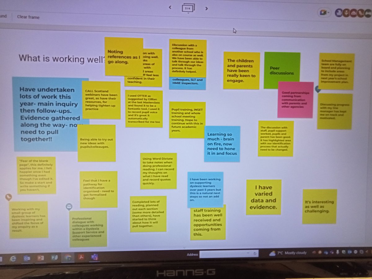 Teachers have been sharing challenges and what's working well in their learning so far. What makes a difference to children and young people when they first find out they are dyslexic?