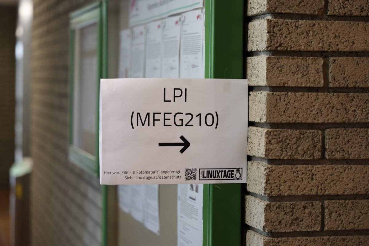 Nach den Prüfungen ist jetzt ein wenig Luft bis der Vortrag zu "Einfachen Regulären Ausdrücken" um 13:00 Uhr in unserem Raum beginnt. 

pretalx.linuxtage.at/glt23/talk/FBX…

Wer sich bis dahin noch gerne über das Thema LPI mit… dynlinux.io/@mgisbers/1102…
