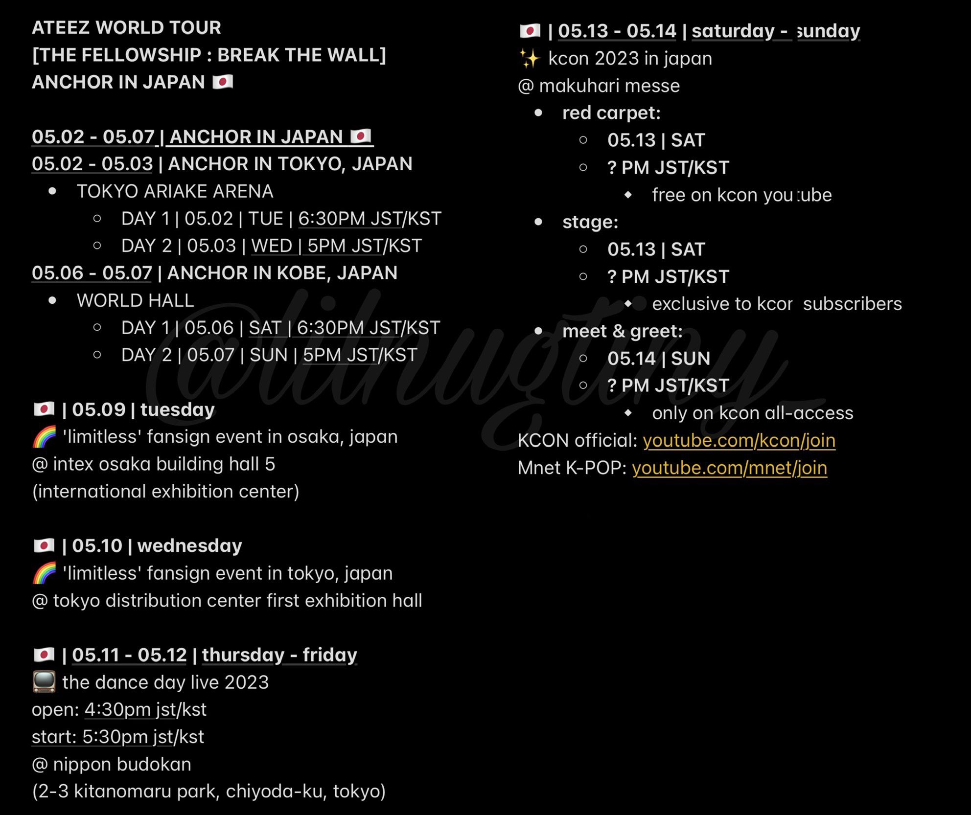 ti 🐬 | ❤️🔥 06.16 | 📌 ateez schedule on Twitter: