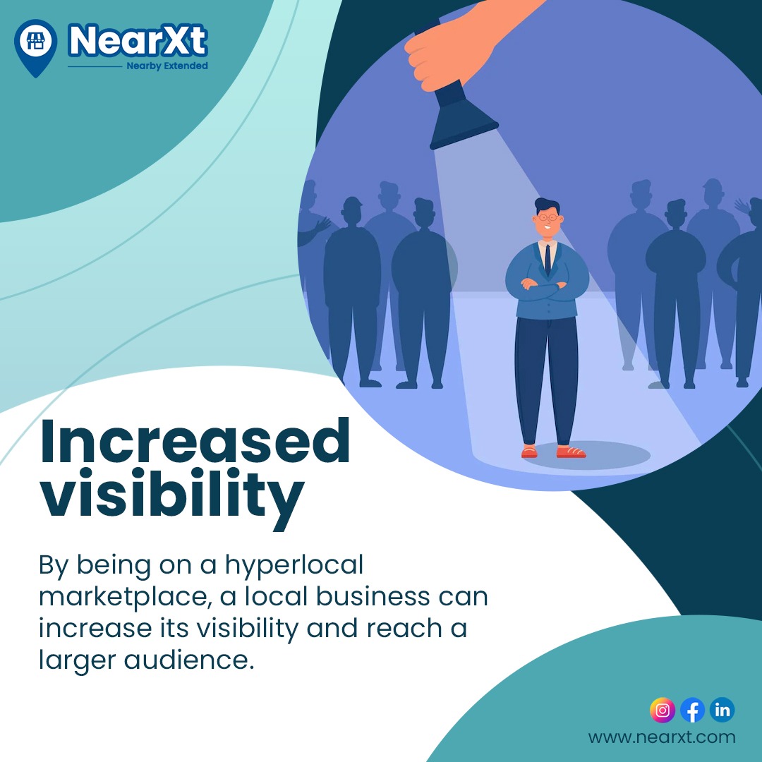 NearxtOfficial's tweet photo. 5 reasons your local business should be listed on a hyperlocal marketplace like @NearXt.Official!
.
.
.
.
.
#hyperlocalbusiness #smallbusiness #localbusiness #smallbusinessindia #NearXt #NearXtOfficial https://t.co/pWVME3ZNVT