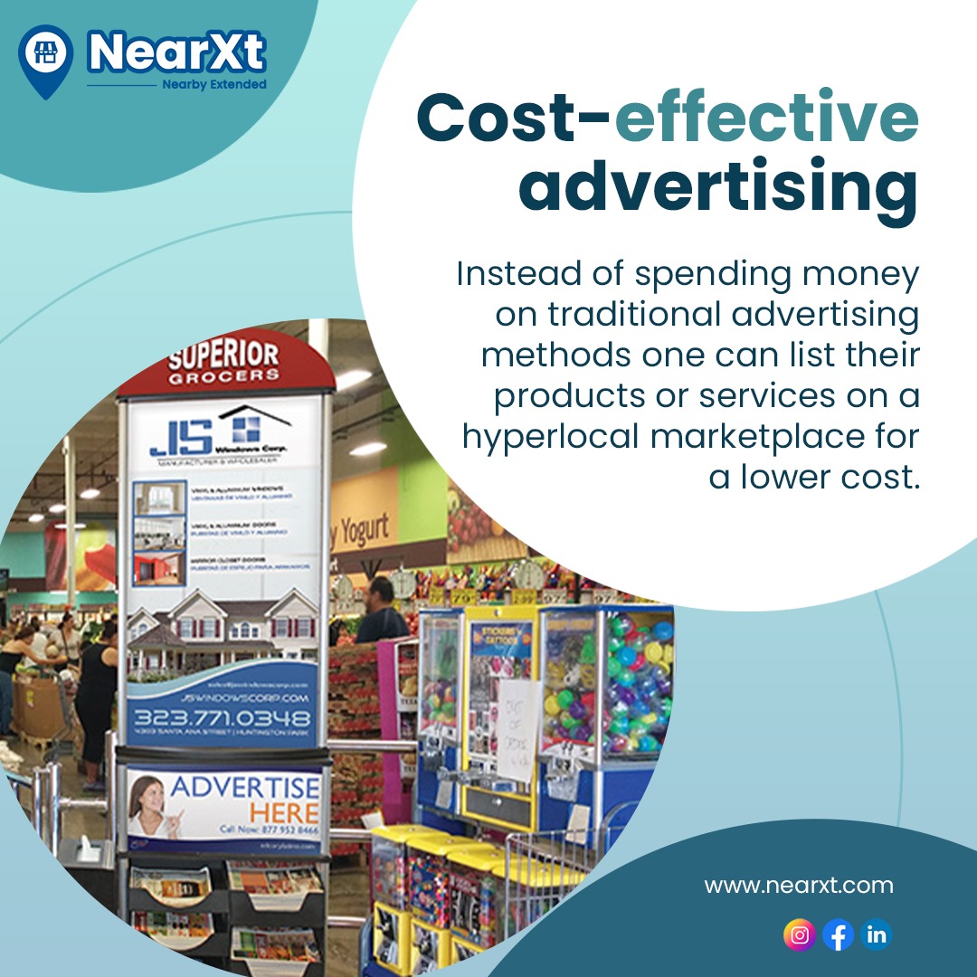NearxtOfficial's tweet photo. 5 reasons your local business should be listed on a hyperlocal marketplace like @NearXt.Official!
.
.
.
.
.
#hyperlocalbusiness #smallbusiness #localbusiness #smallbusinessindia #NearXt #NearXtOfficial https://t.co/pWVME3ZNVT
