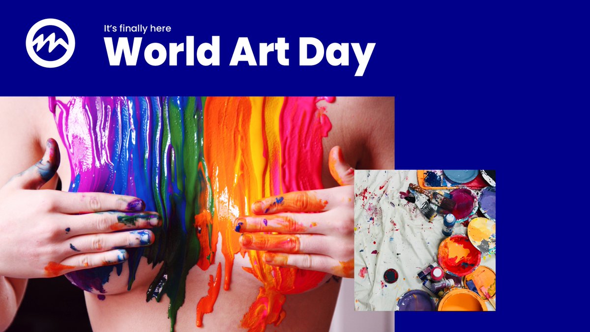 StreamateUK's tweet photo. π¨π¦ Happy World Art Day! Let's turn up the heat and spice up our streams with some paint play π¨π Whether it's a little splash here and there or a full-on clothing-free paint session, let's celebrate art in the most sensual way possible! π₯ #StreamateUK #WorldArtDay #playful https://t.co/UMN5OAEcqG