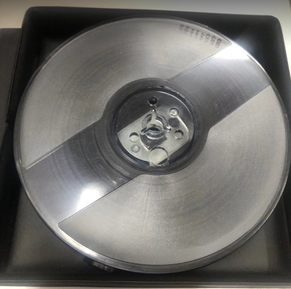 ChallingerAron's tweet image. I know there hasn't been many updates on the deceased estate for a while. There have been many questions about how far back the material dates. This is one of the old format video tapes that was being used as early as 1972!  No idea what's on it yet... #missingepisodes #doctorwho