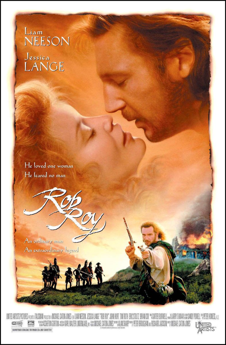 🎬MOVIE HISTORY: 28 years ago today, April 14, 1995, the movie ‘Rob Roy’ opened in theaters!

#LiamNeeson #JessicaLange #JohnHurt #TimRoth #EricStoltz #AndrewKeir #BrianCox #BrianMcCardie #GilbertMartin #JasonFlemyng #EwanStewart #DavidHayman #ShirleyHenderson #MichaelCatonJones