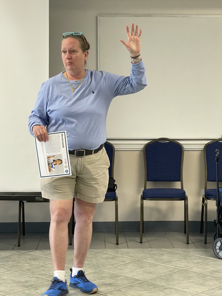 A much needed session @ SpringConference23. Inclusive games with little to No technology. Learning games to introduce activities that encourage participation from students with disabilities and different skill levels. Excellence ⁦<a href="/jt1603/">Jonathan Thompson</a>⁩ ⁦<a href="/shuff13/">Sherri Huff </a>⁩ ⁦<a href="/asahperd/">ASAHPERD</a>⁩