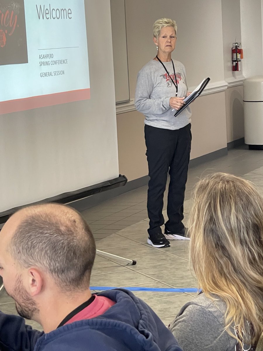 ASAHPERD President Cindy O’Brien leaving her “Legacy” @SpringConference23 General session! <a href="/asahperd/">ASAHPERD</a> <a href="/coacho27/">Cindy O'Brien</a>