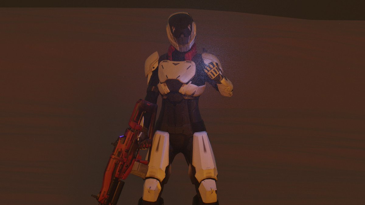 asanullvoid's tweet image. Attempt #2 some sort of mars patrol thing :)
#DestinyTheGame #Destiny2Art #b3d #Blender3d