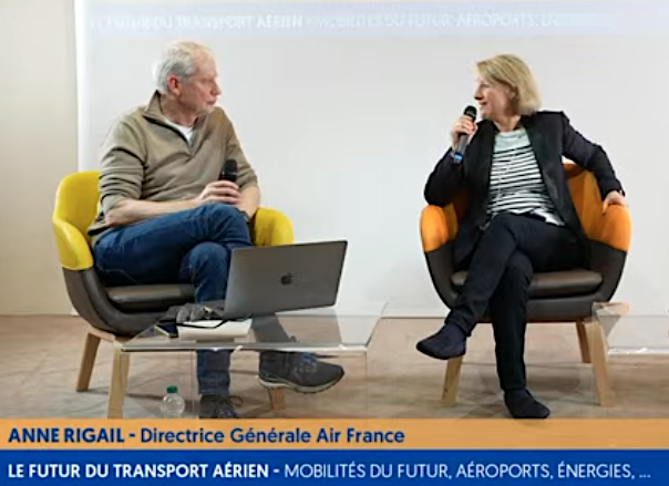 [#AeCF] 15 avril 2023. L'invitée en clôture de cette journée <a href="/_CapSurLAvenir_/">Cap Sur l’Avenir</a> • La directrice générale d'Air France <a href="/AnneRigail/">Anne Rigail</a> : « comment mener la décarbonation, c'est vraiment l'essentiel de nos questions stratégiques d'aujourd'hui » #LesPionniersdeLAvenir