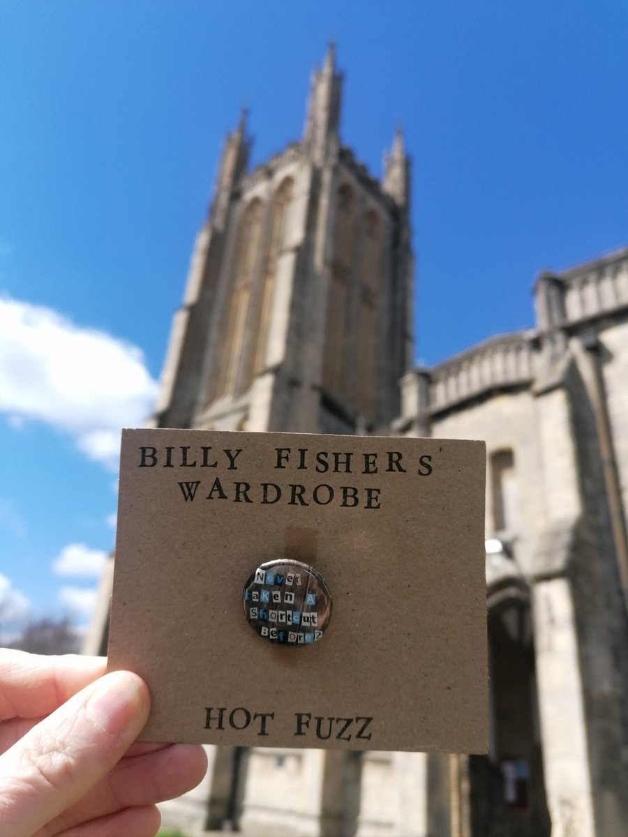 FishersBilly's tweet photo. 💙Wells💙
Visited for a cornetto today! Took my one of a kind, handmade, collaged, Hot Fuzz inspired badges too. All available on Etsy with fully recyclable packaging.
https://t.co/OPUd3KKtXf https://t.co/B1RbYUhmsm