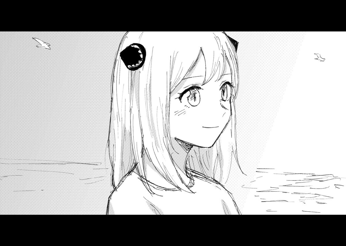 ほげさんのダニャ小説、「遠い日の影」が尊すぎて何度も読み返してはイメージラフを描いてしまう日々… 