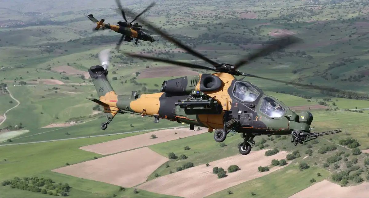 Saju__302's tweet photo. Experience the power of precision with the T-129 Gunship Attack Helicopters by Turkish Aerospace 🚁🎯
#TurkishEngineering
#MilitaryMight https://t.co/7hxqvIvXBb