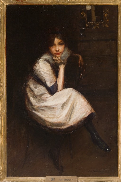 Ritratto di giovanetta seduta, 1913

🎨 Lino Selvatico

Piacenza, Galleria Ricci Oddi

#ScrivoArte

#GiornataMondialedellArte
