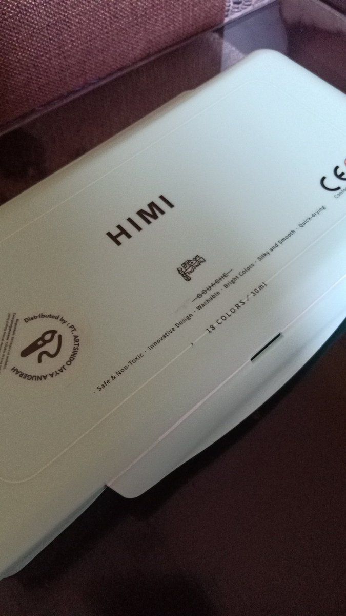 `` ART!Percobaan pertama pake Himi gouache  😋 ckp bagus ak suka cuma stres bikin warna kulit ajh