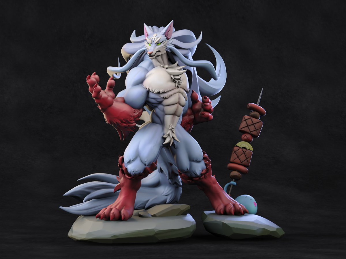 ManuelDeJorge's tweet image. product render test #2 📸📸📸 #WIP #campfirecookinginanotherworld  #Fel #unclefel #Sui #fenrir