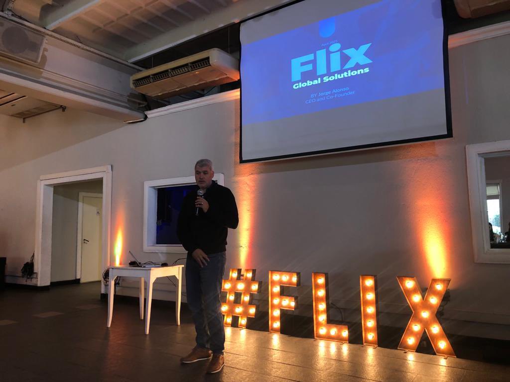 flix_trans's tweet photo. Our first 2023 #FlixSummit has begun! Our CEO and Founder, Jorge Alonso, has kicked off our event with his motivational style. #FlixSummit #FlixTeam #WeAreFlix https://t.co/y5zmzmVQLP
