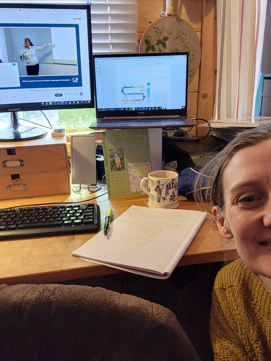 Thank you to <a href="/theislandgeogr/">The Island Geographer</a> for a concise, relevant, clear and useful session on fieldwork at #GAConf23. Go to Chloe's website theislandgeographer.co.uk for a very useful fieldwork checklist