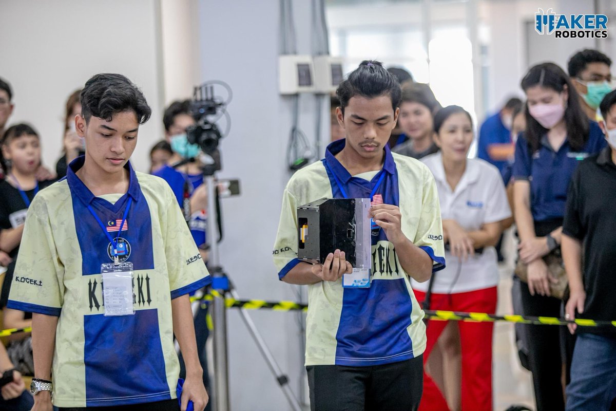 joecarnine's tweet photo. Maker Robotics Challenge 2023 Bangkok Thailand. https://t.co/kuaYAVkPEg