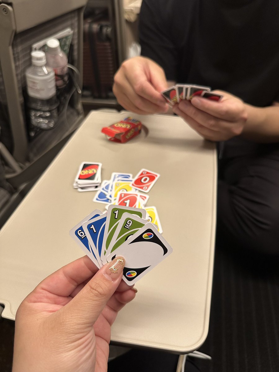 you haven’t lived life until you’ve played mini uno on a 200 mph shinkansen