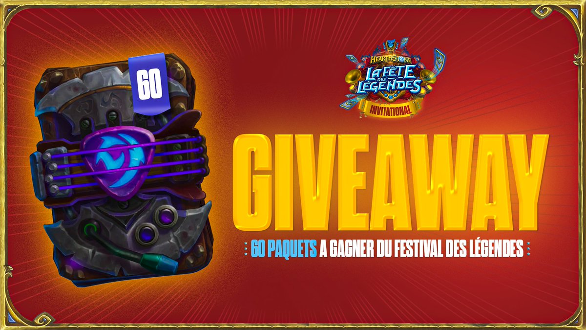 À l'occasion de La Fête des Légendes, on vous fait gagner un Bundle 60 paquets de la nouvelle extension 🙌 

Pour participer : 
🔹Follow <a href="/SolaryTV/">Solary</a> 
🔹RT ce tweet et commente avec #FestivalOfLegends
