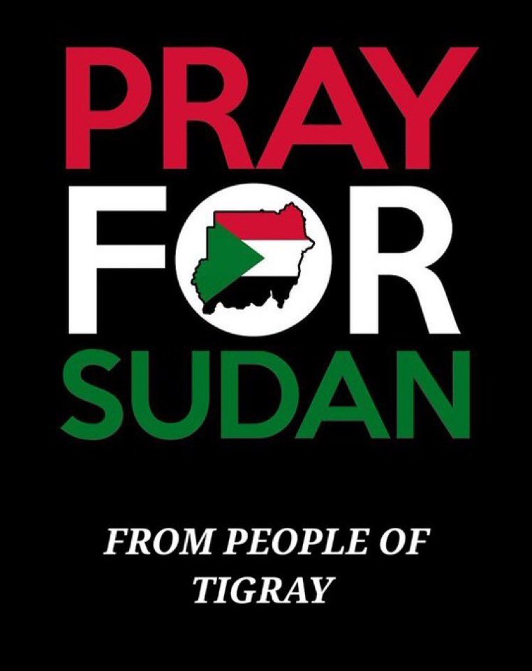 HeranTigray's tweet photo. We are praying for Sudan 🇸🇩, from people of Tigray ❤️💛 https://t.co/oi29hpHeMt
