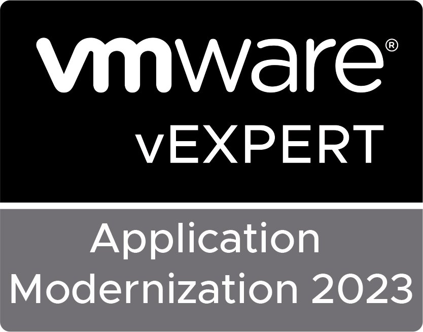 vDeLaar's tweet image. Happy and proud to be accepted in the #vExpert  #ApplicationModernization program! Good start of the weekend! #itq #itqlife #vmware