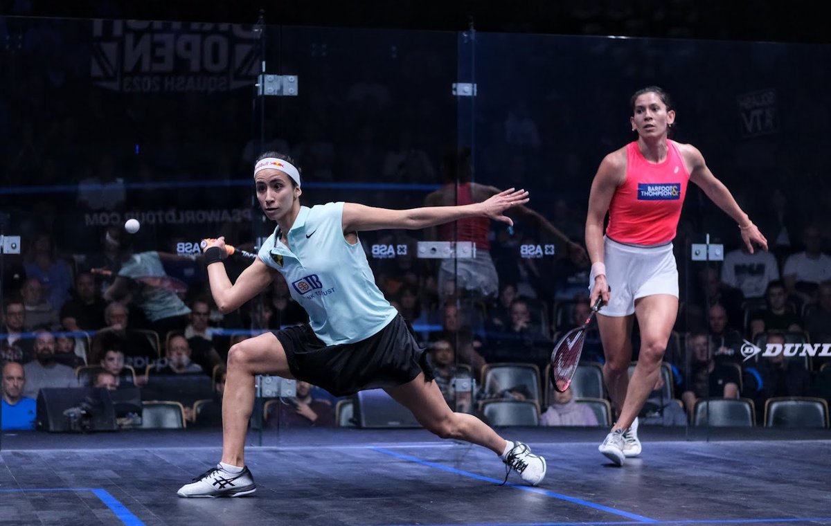 It's a dominant win for top seed <a href="/NouranGohar/">Nouran Gohar</a> in the first semi-final ...

[1] Nouran Gohar (Egy) 3-0 [4] Joelle King (Nzl)  11-3, 11-9, 11-1 (33m)