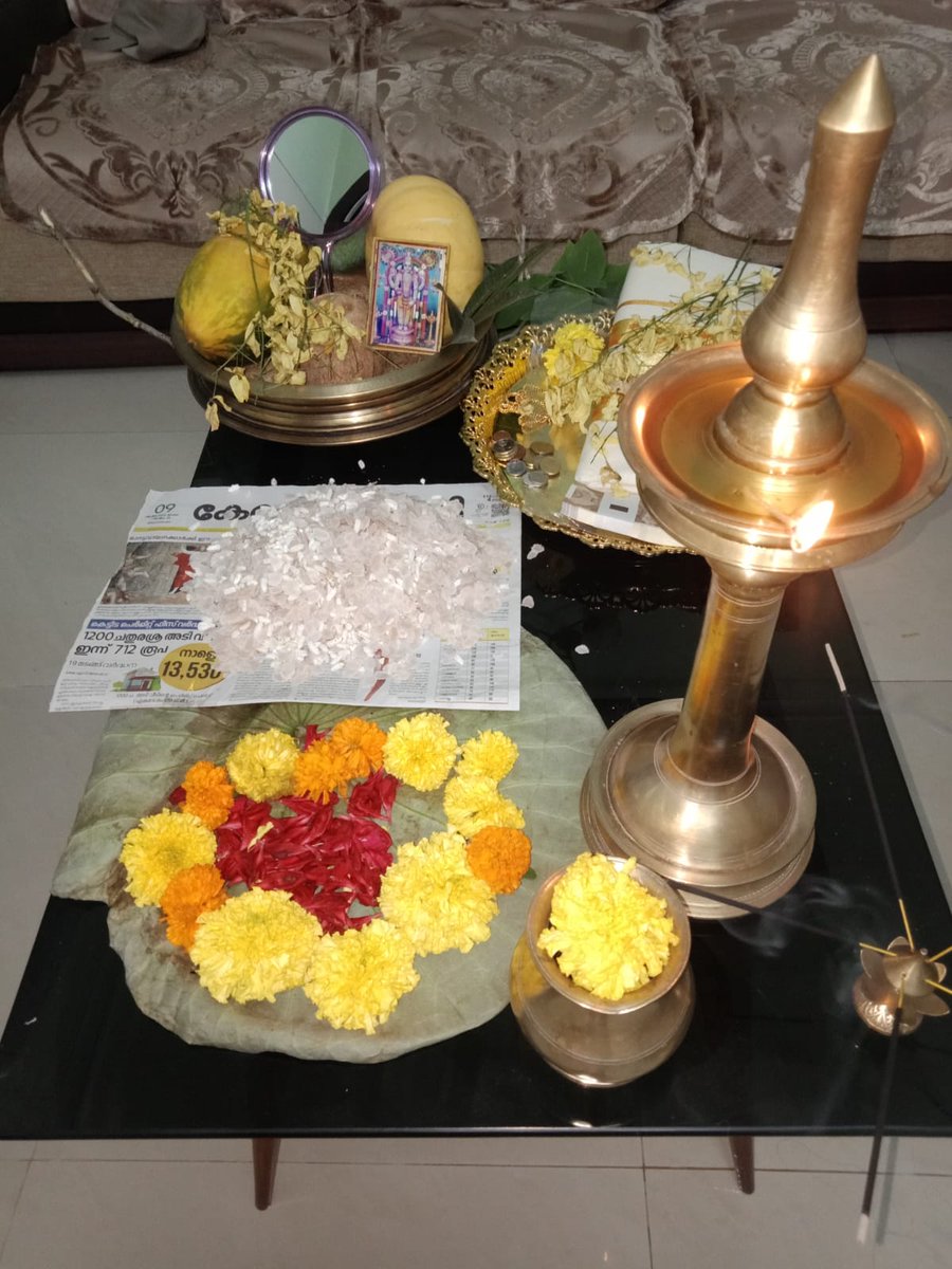 Wishing all Malayalis a joyous Vishu 😊 #HappyVishu